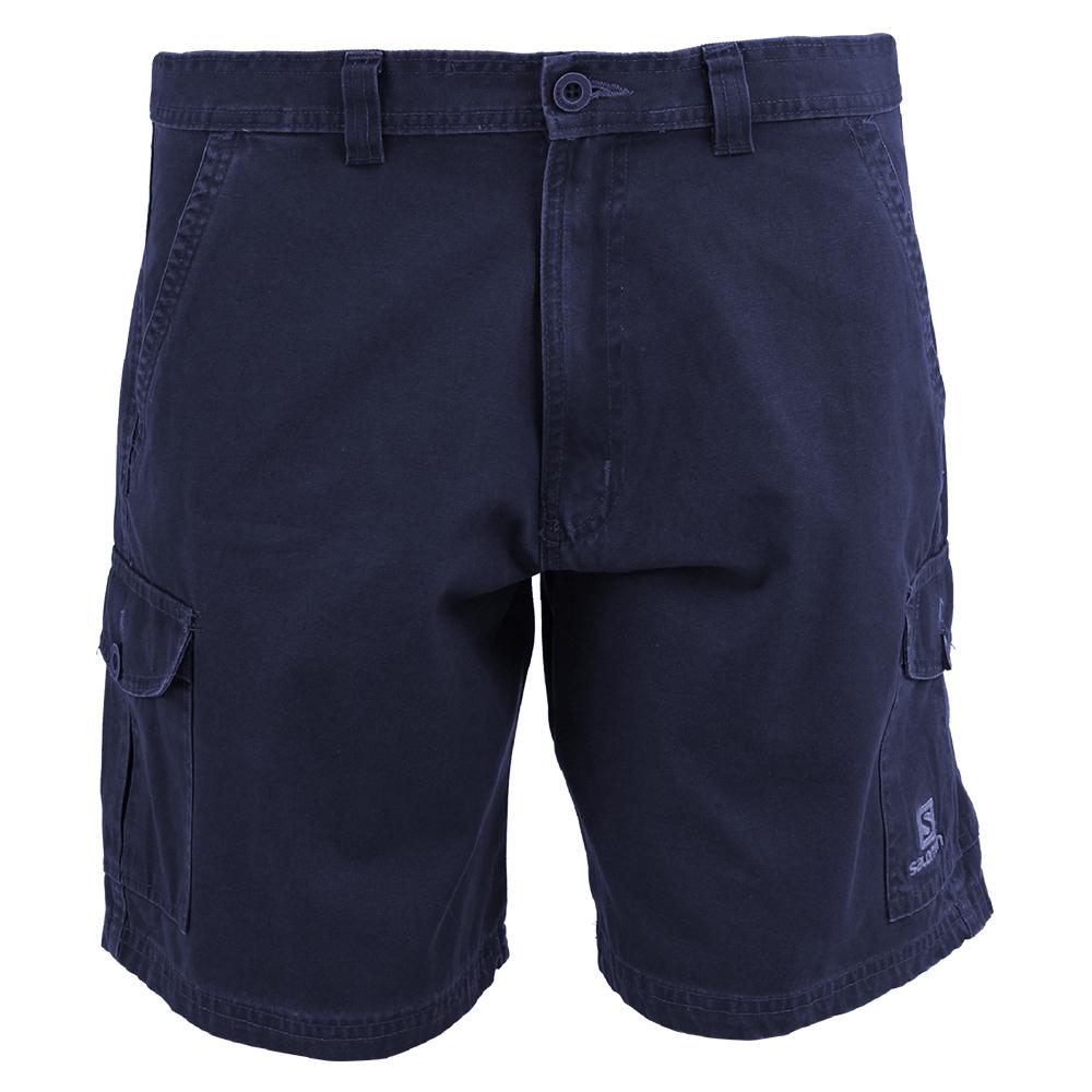 Salomon POCKET M - Mens Shorts - Navy - NZ (38710-YGAK)